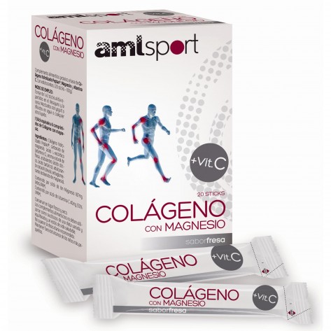 Colágeno hidrolizado COLÁGENO CON MAGNESIO AMLSPORT