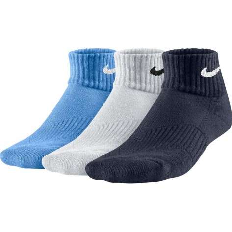 Calcetines 3P YTH CTN CUSH QTR W/ MOIST M NIKE