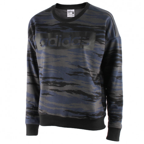 Sudadera ESS L SWEAT AOP ADIDAS