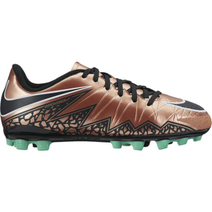 2014/2015 Chaussure De Football Nike ACC Premium Hypervenom Phantom FG Orange Noir