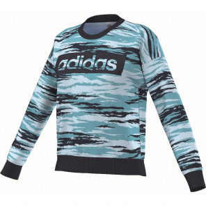 Sudadera ESS L SWEAT AOP ADIDAS