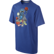 Camiseta NIKE GAME ROYAL/DK GREY HEATHER